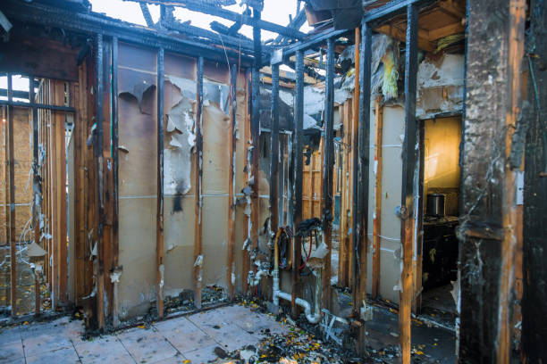 Professional Emergency Fire Cleanup technician working in Haverford, PA